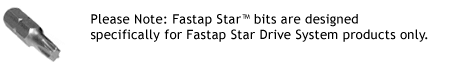  #1  Bit Tip - Fastap<sup>®</sup> Accessories - Fastap Star™ Drive T20
