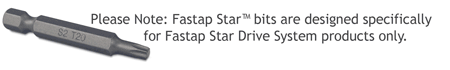  #2  Bit Tip - Fastap<sup>®</sup> Accessories - Fastap Star™ Drive T20